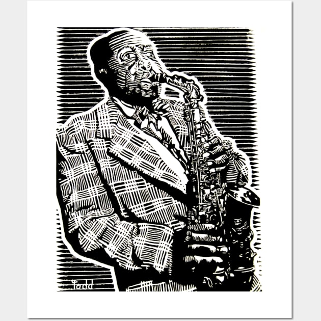 Charlie Parker Wall Art by Zippy's House of Mystery